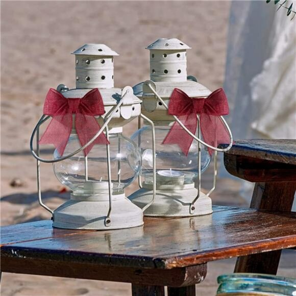 Burgundy Burlap Wired Ribbon 2 5 Inch x 10 Yards Roll for Wreaths Bows Crafts - Picture 7 of 8